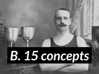 B. 15 concepts
 