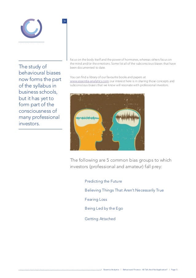 Behavioural finance phd thesis
