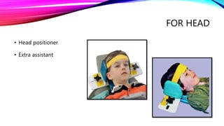 FOR HEAD
• Head positioner
• Extra assistant
 