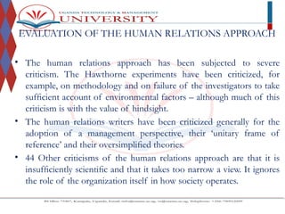 Human Relations Not Example Comprehensive Insights into Behavioral Theories of Management and Human ...