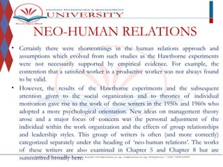Human Relations Not Example Comprehensive Insights into Behavioral Theories of Management and Human ...