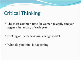 Behaviour change & motivational strategies | PPT