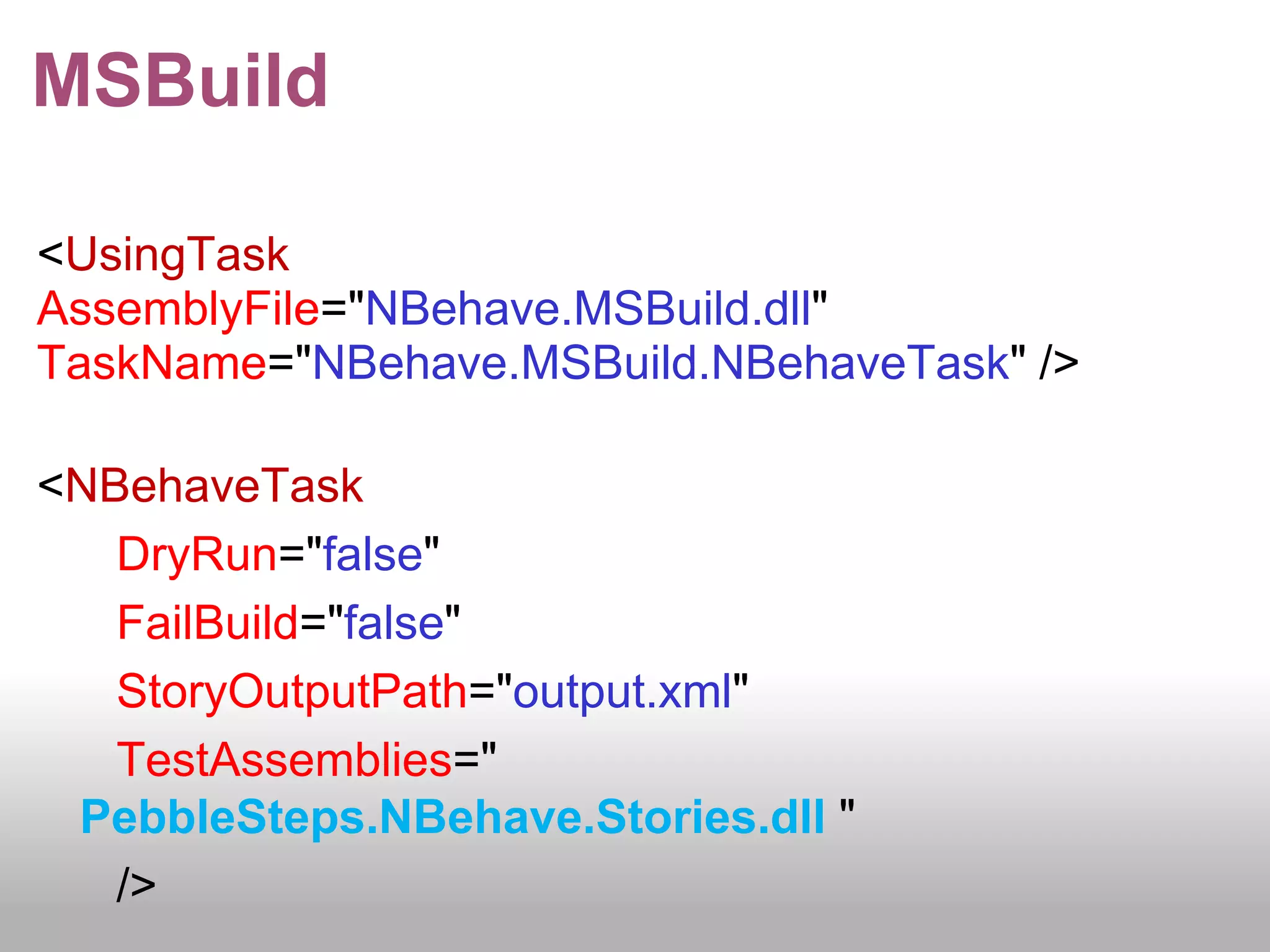 Back fill with code later  OutputAPI creationTest FirstBottom Up approach