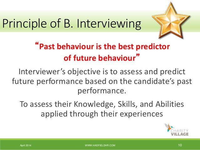 behavioural based interviewing