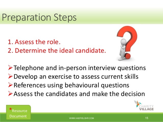 behaviour based interview