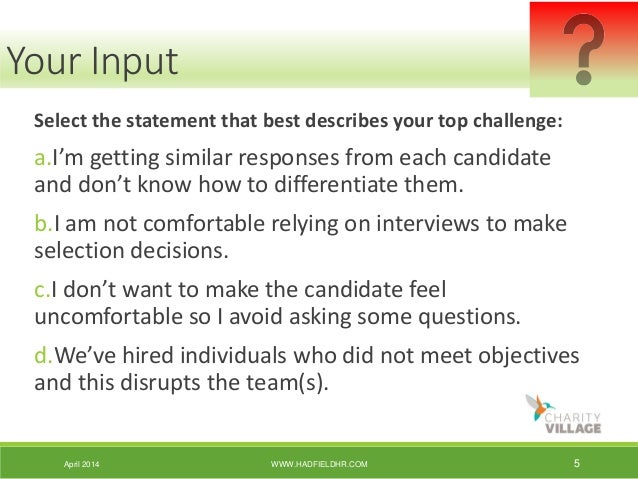 behavioural based interviewing