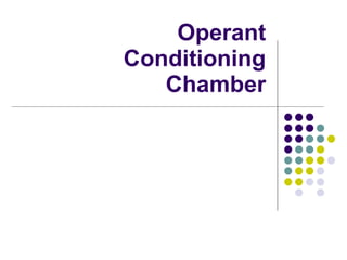 Operant Conditioning Chamber 
