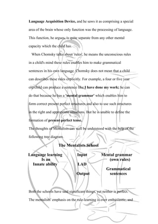 Behaviourism And Mentalism Nasir.