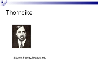 Thorndike Source: Faculty.frostburg.edu 