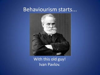 Behaviourist model of abnormality AS | PPTX