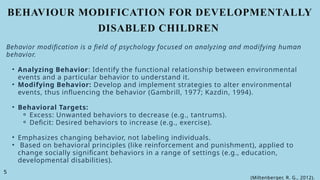 Modifying Environment. Examples Aba Behaviour Modification- techniques for common behavioral problems. | PPTX