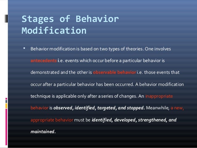 behaviour modification ppt behaviour modification plan template