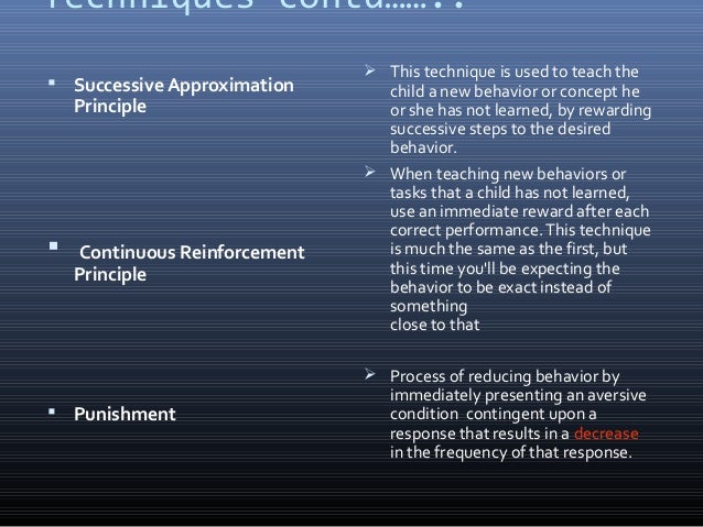 Behaviour Modification Ppt 1