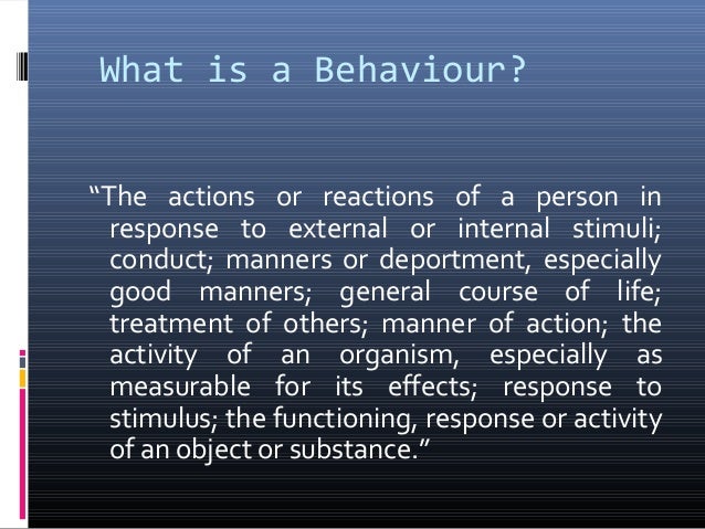 Behaviour Modification Ppt 1