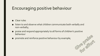 Positive Behaviour Scripting Examples Effective Approaches to managing Children's Behaviour in the Early ...