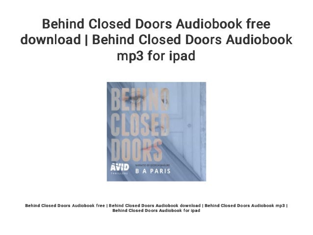 behind closed doors mp3 download