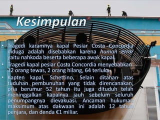 BEHIND COSTA CONCORDIA