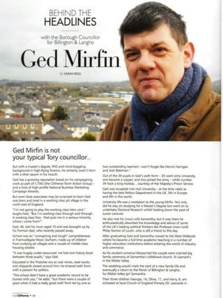 Behind the headlines   ged mirfin