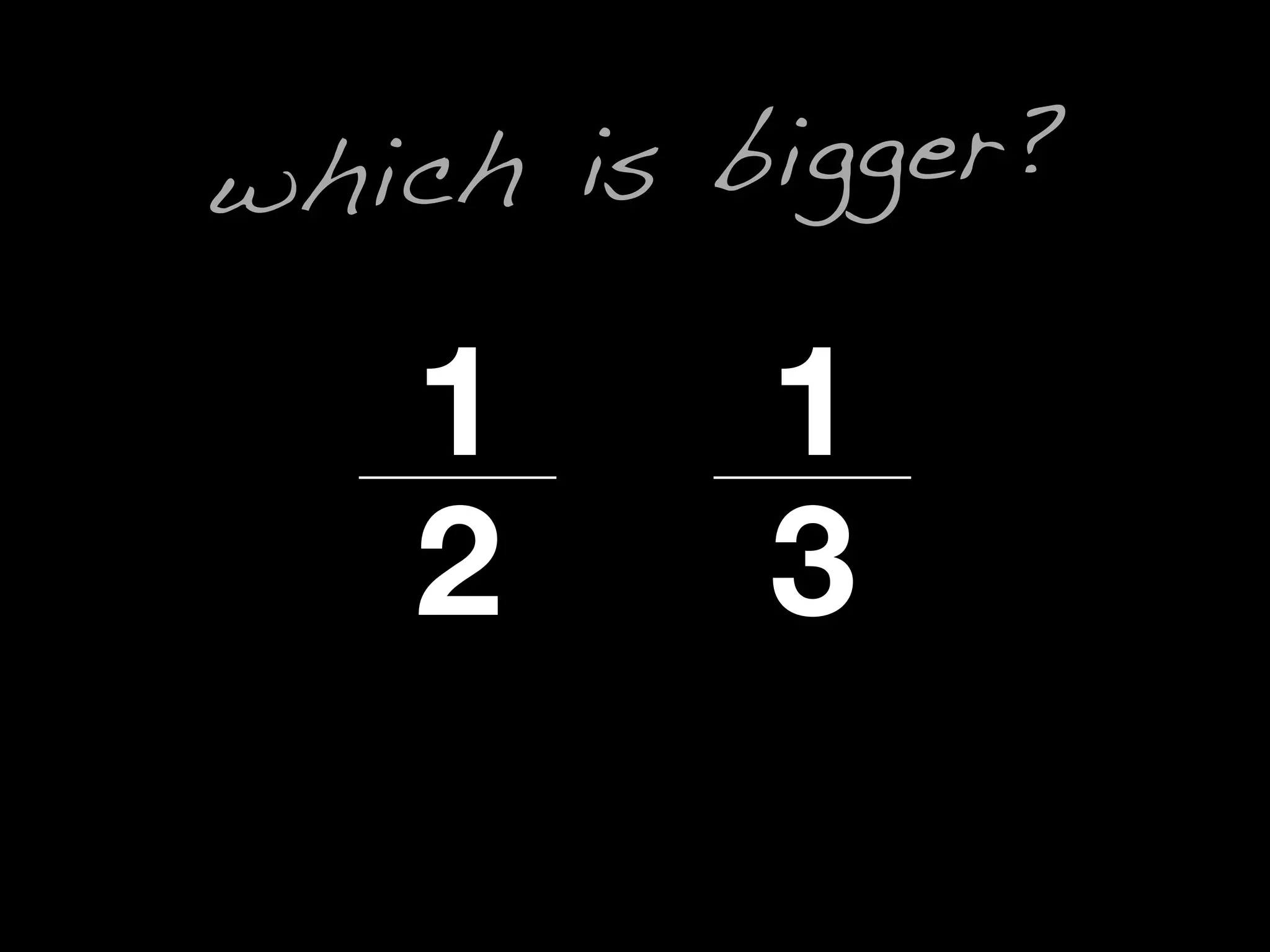 1
2
1
3
which is bigger?
 