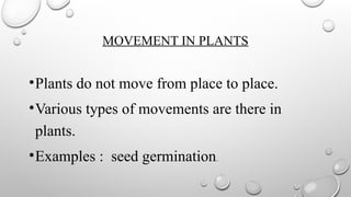 Movement Plant Example BEHIND THE MOVEMENTS Short Notes ...pptx