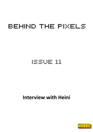 Interview with Heini
 