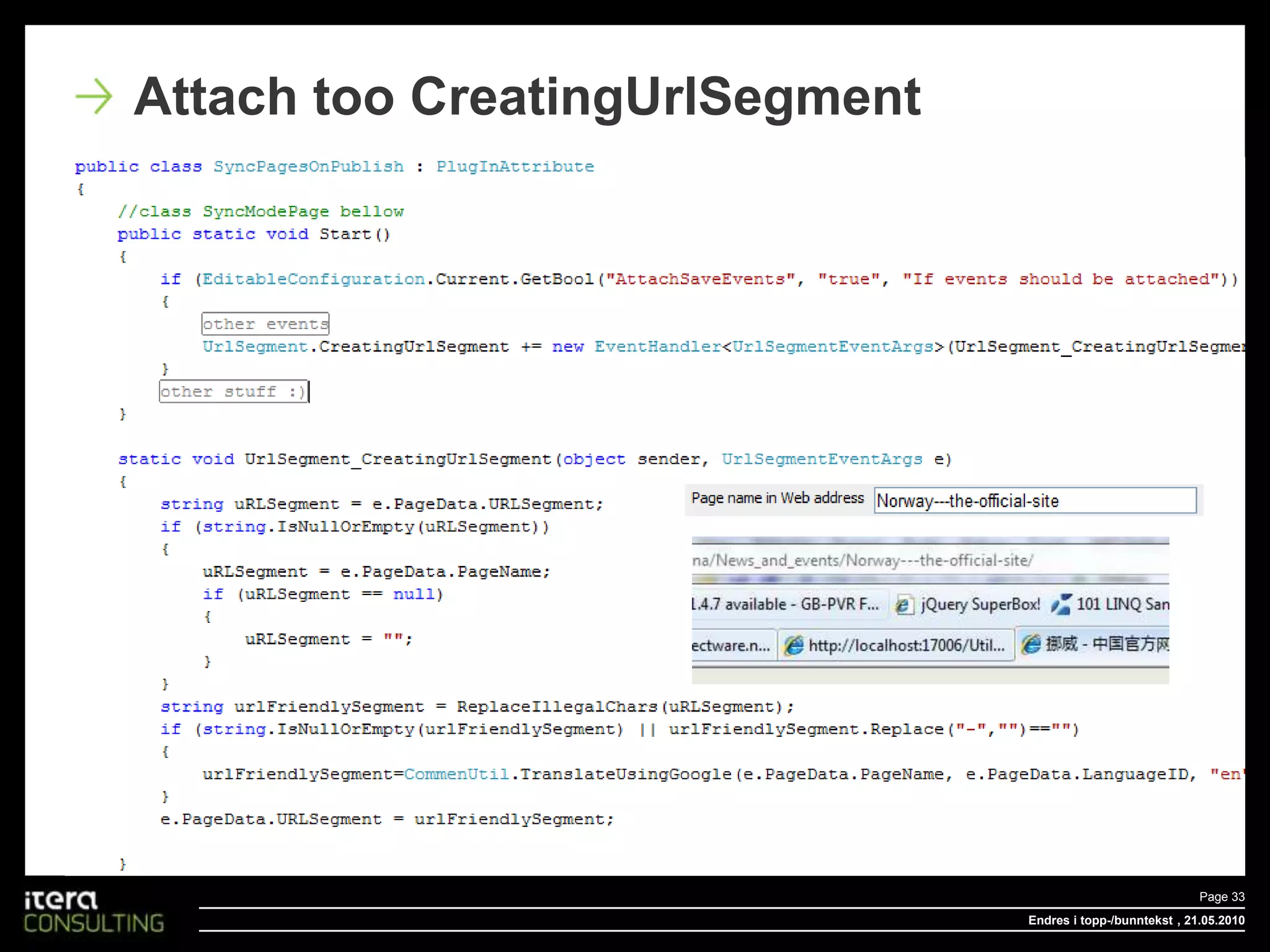 Endres i topp-/bunntekstPage 26 , 18.05.2010Subscribers