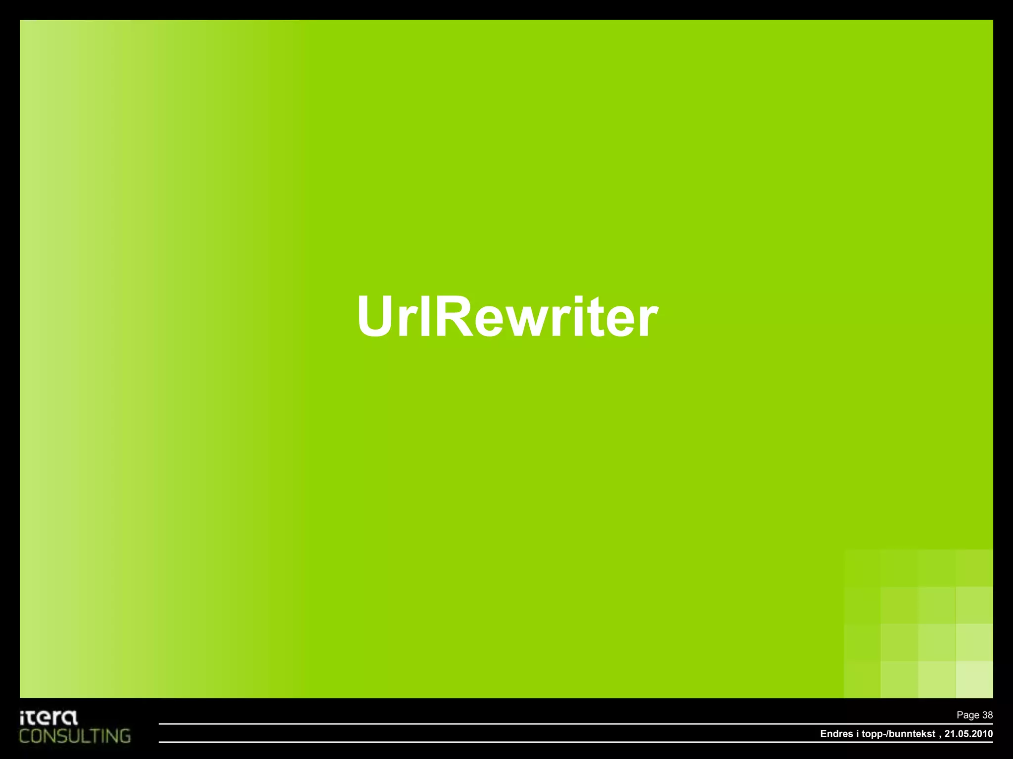 Endres i topp-/bunntekstPage 31 , 18.05.2010code