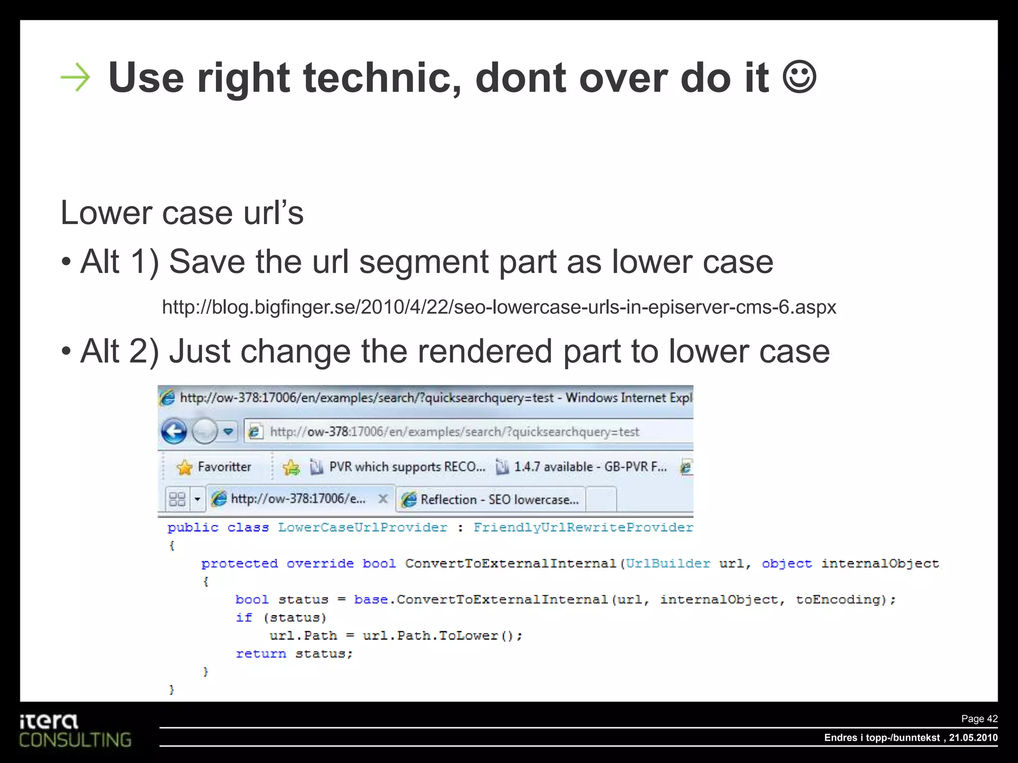 Endres i topp-/bunntekstPage 35 , 18.05.2010Masterpage selector