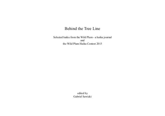 Behind The Tree Line Haiku Anthology - 