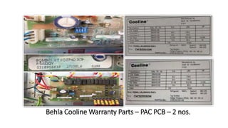 Behla Cooline Warranty Parts – PAC PCB – 2 nos.
 