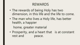 Be Holy | PPTX