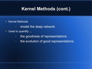 Kernel analysis of deep networks | PPT