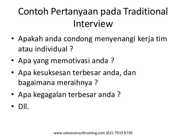 Behavioral Event Interview