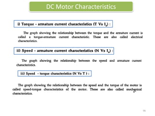 DC Motor Characteristics
96
 