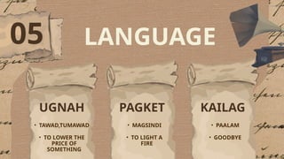 Tuwad Language THE STUDY OF INDIGENOUS PEOPLE (NEGRITOS) | PPTX