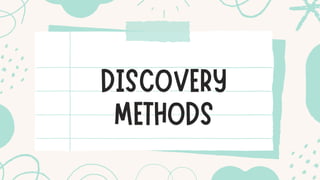 Comprehensive Guide to the Discovery Learning Method in Education | PDF