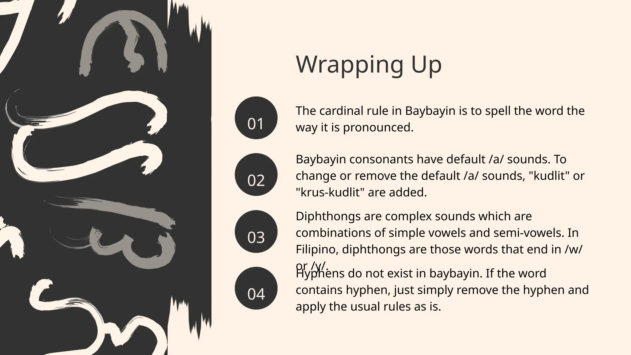Beige and Dark Gray Simple History and Writing Baybayin Presentation.pptx