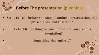 Information about Presentation strategies | PDF