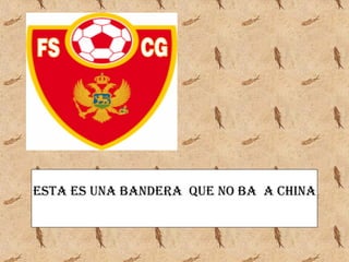 ESTA ES UNA BANDERA  QUE NO BA  A CHINA 