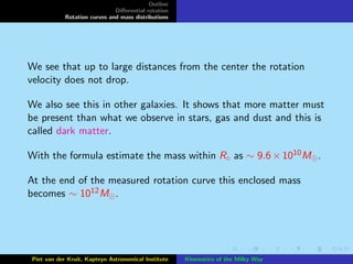 Structure and dynamics of galaxy - presentation | PDF