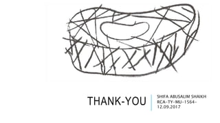 THANK-YOU
SHIFA ABUSALIM SHAIKH
RCA-TY-MU-1564-
12.09.2017
 