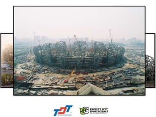 Steel structure
Beijing Bird’s
Nest is designed
to withstand
earthquakes rated
at 8.0 on Richter
Scale.
 
