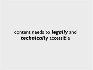Building the Research Web - Open Access Content