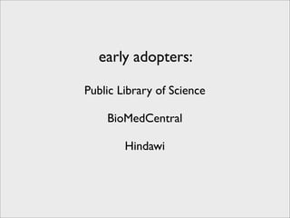Building the Research Web - Open Access Content