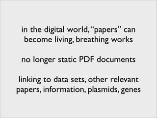 Building the Research Web - Open Access Content