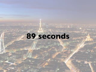 89 seconds
 