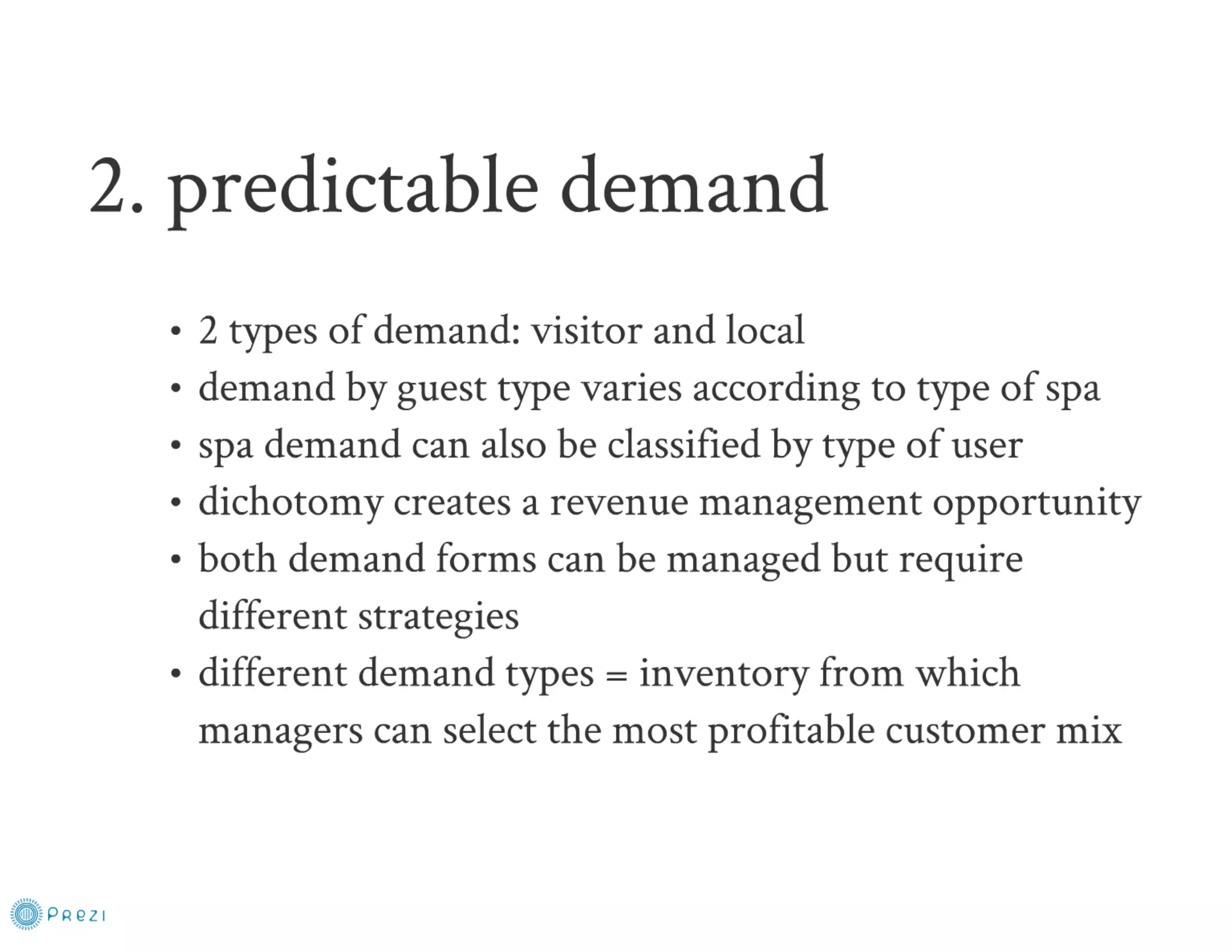 Spa Revenue Management