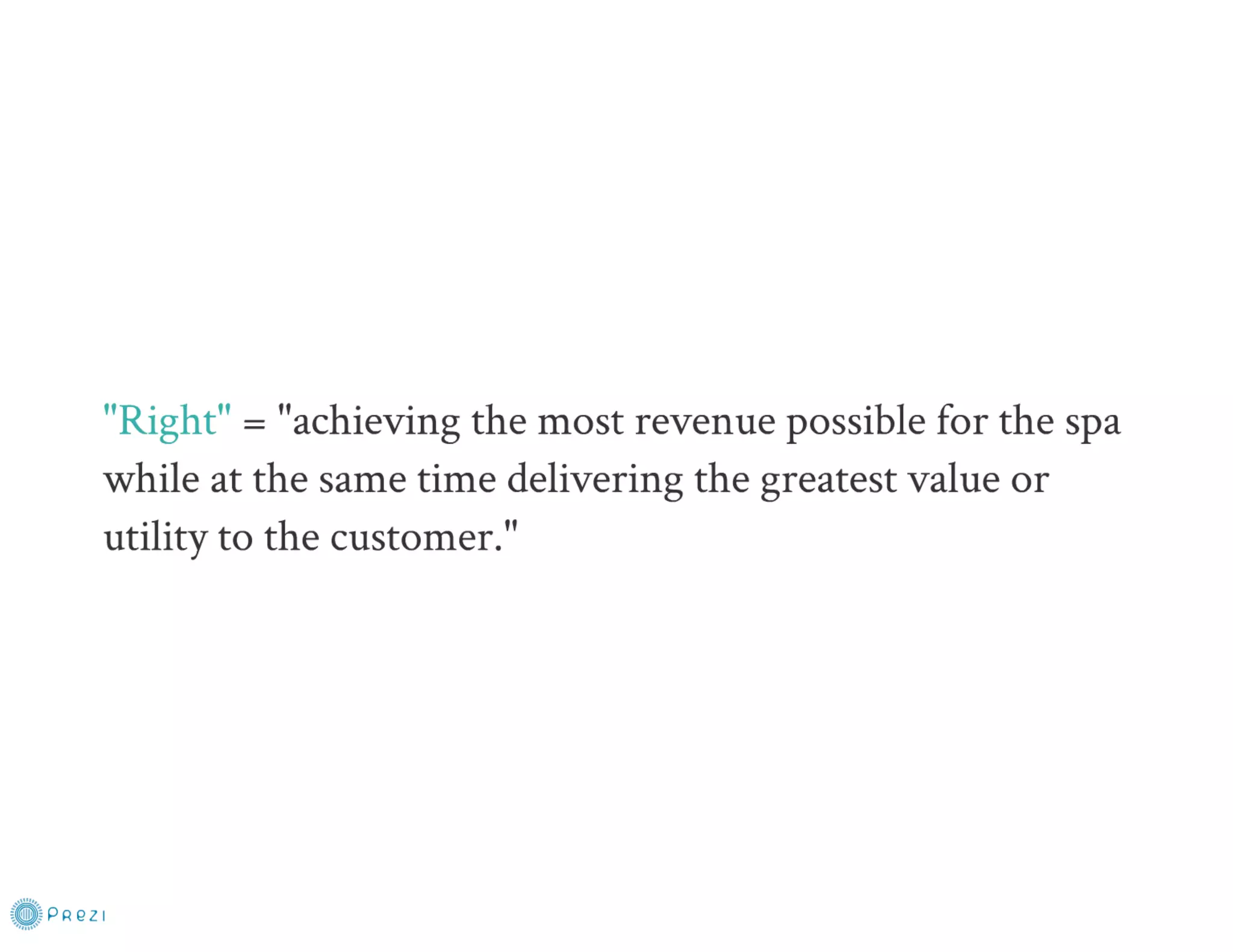 Spa Revenue Management