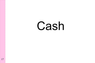 Cash

17
