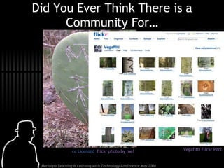 Did You Ever Think There is a Community For… cc Licensed  flickr photo by me! Vegafitti Flickr Pool 